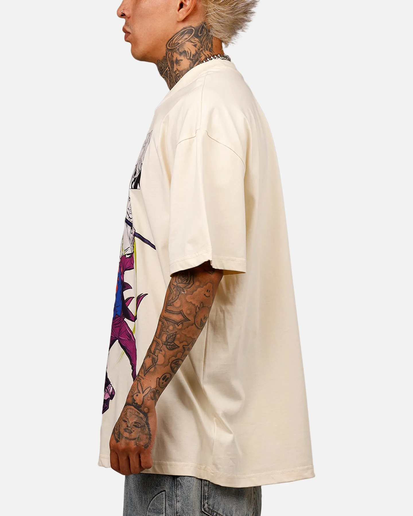 Freeze Max DC Batman The Joker Team Mayhem 'Troublemakers' T-Shirt Eggshell sold by Culture Kings product image thumbnail 5