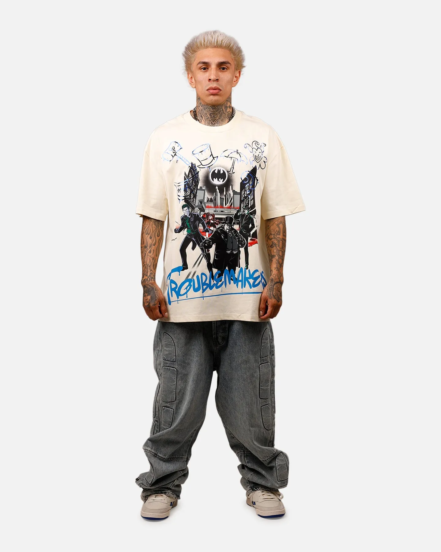 Freeze Max DC Batman Troublemakers T-Shirt Eggshell sold by Culture Kings product image thumbnail 3