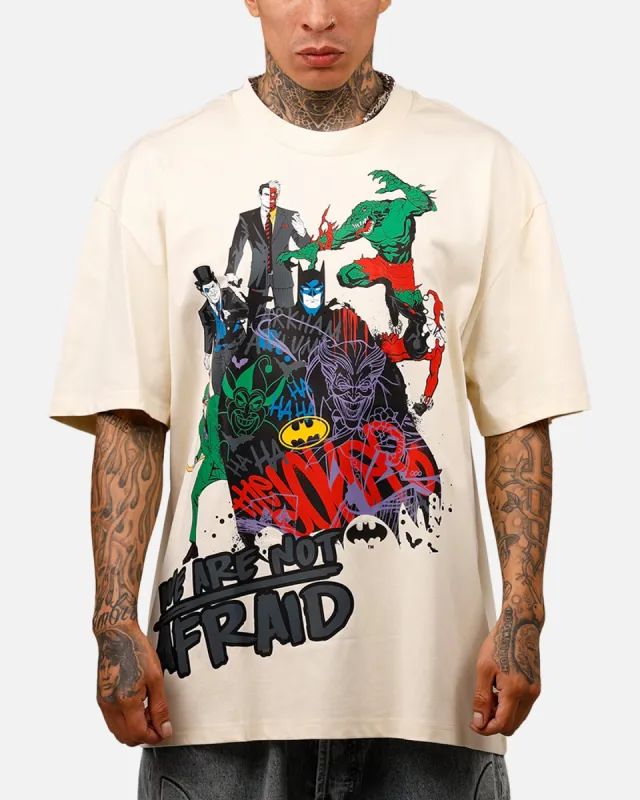 Freeze Max DC Batman We Are Not Afraid 'Troublemakers' T-Shirt Eggshell sold by Culture Kings