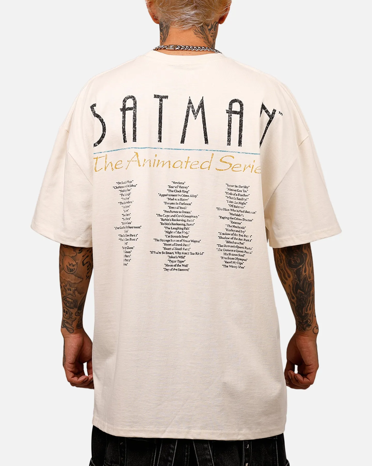 American Thrift X DC 97' Batman Heavyweight T-Shirt Off White sold by Culture Kings product image thumbnail 2