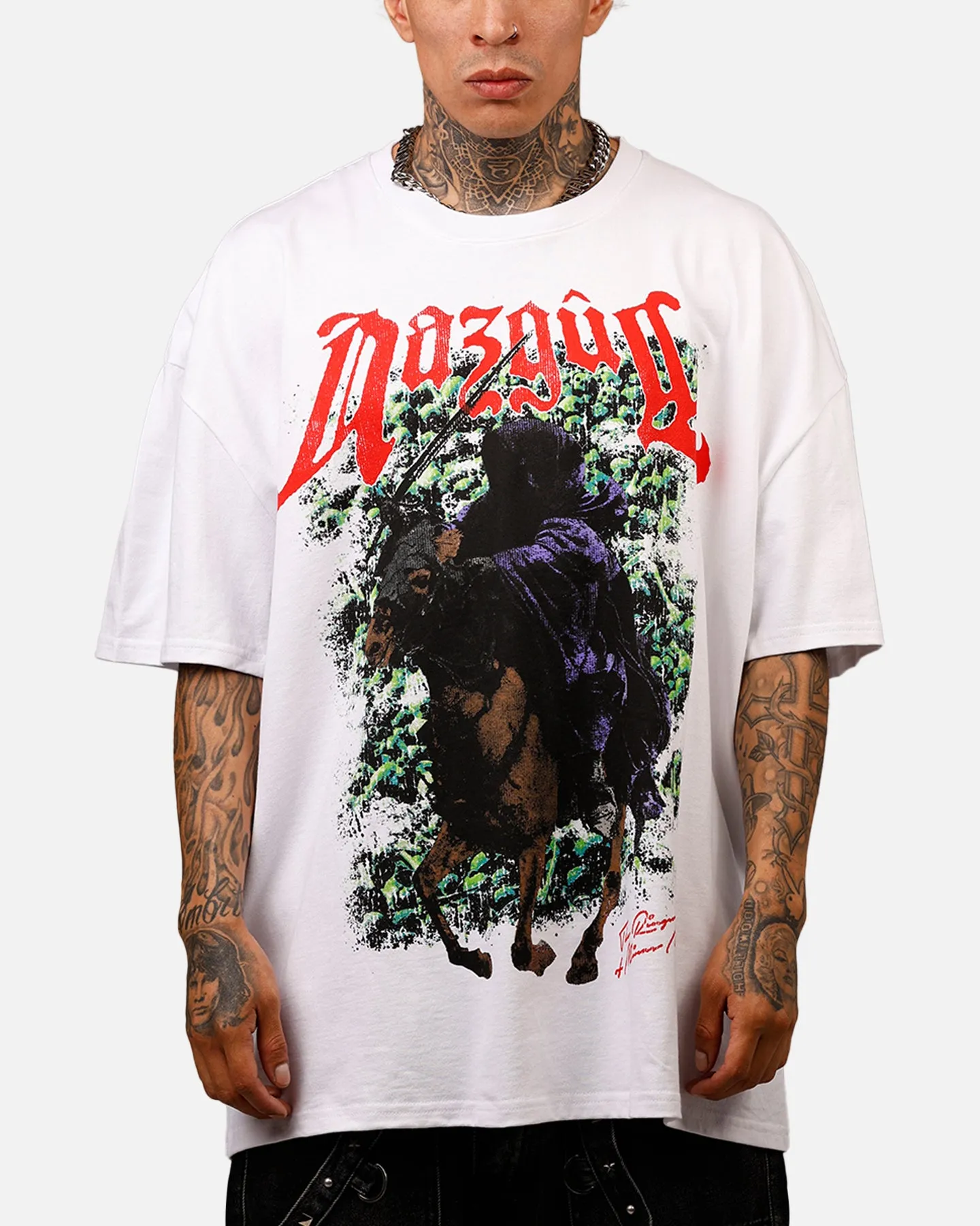 American Thrift X The Lord Of The Rings Nazgul Heavyweight Vintage T-Shirt White sold by Culture Kings