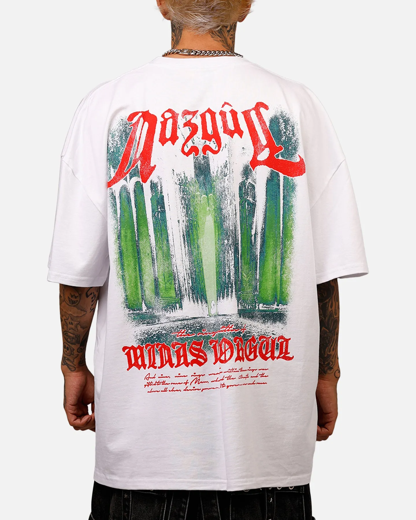 American Thrift X The Lord Of The Rings Nazgul Heavyweight Vintage T-Shirt White sold by Culture Kings product image thumbnail 2