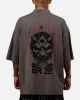 The Anti Order Oni Mockneck T-Shirt Washed Charcoal sold by Culture Kings