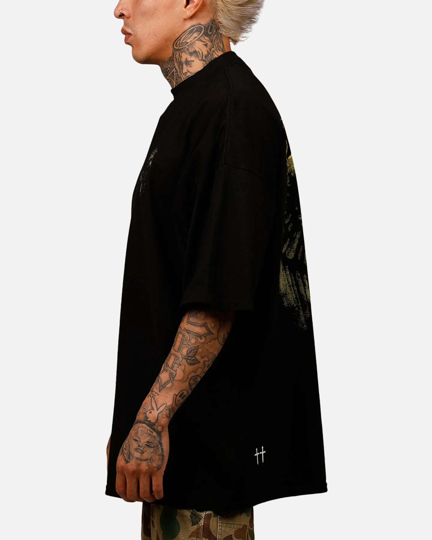 Saint Morta Baptista Mock Neck T-Shirt Black sold by Culture Kings product image thumbnail 5