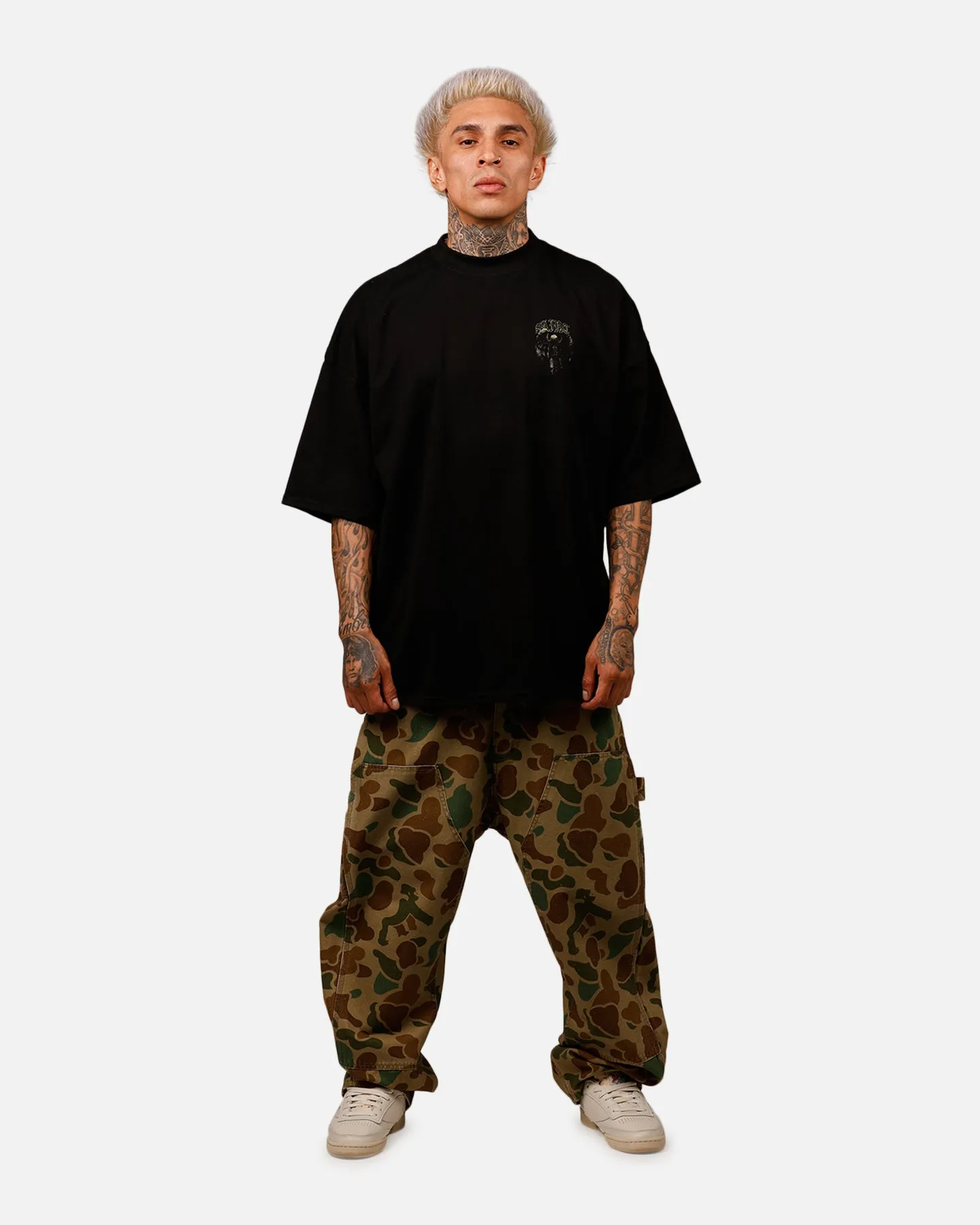 Saint Morta Baptista Mock Neck T-Shirt Black sold by Culture Kings product image thumbnail 3