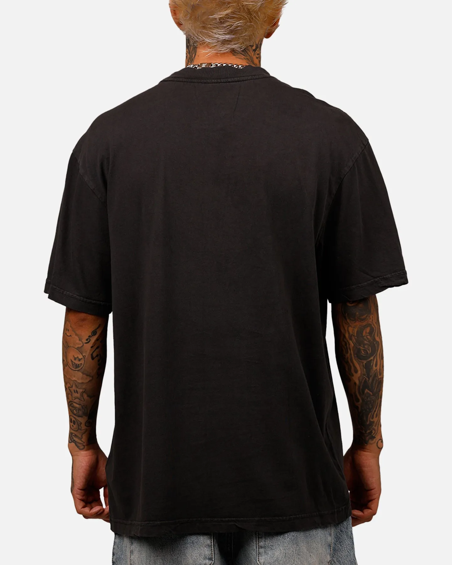 Mitchell & Ness Chicago Bulls Vs Los Angeles Lakers Stub T-Shirt Overdyed Black sold by Culture Kings product image thumbnail 2