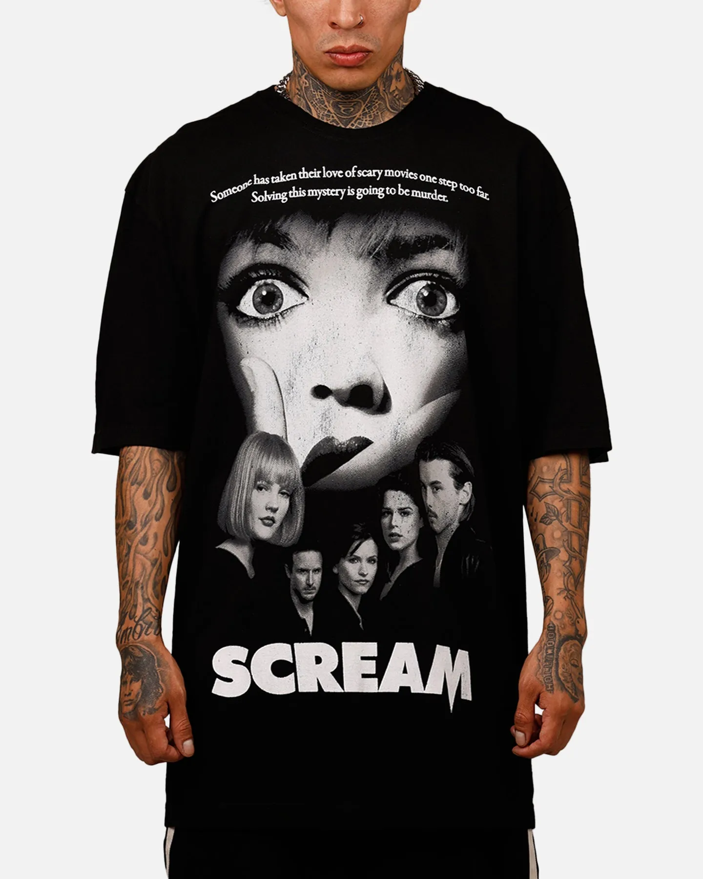Bioworld Vintage Scream T-Shirt Washed Black sold by Culture Kings