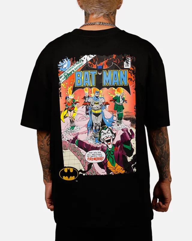 Freeze Max DC Batman The Joker 'Troublemakers' Fireworks T-Shirt Black sold by Culture Kings