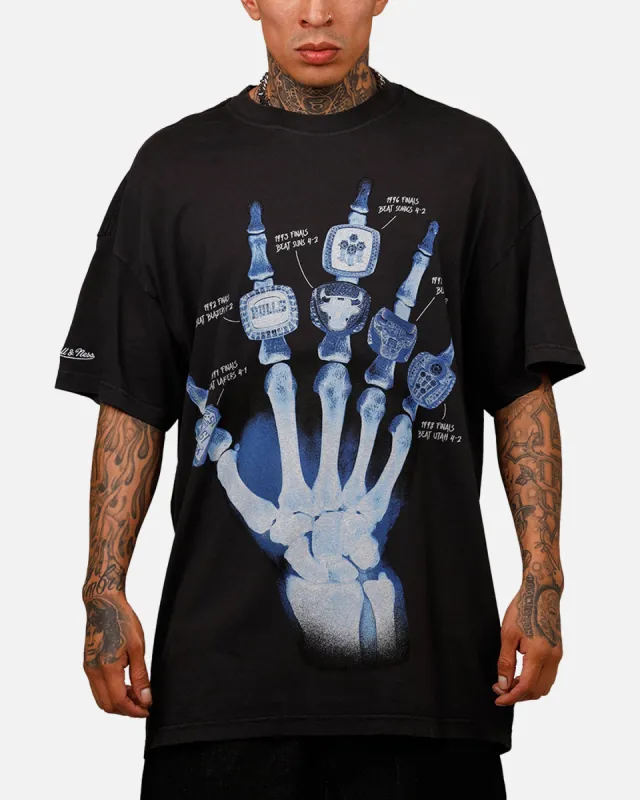 Mitchell & Ness Chicago Bulls Xray T-Shirt Faded Black sold by Culture Kings