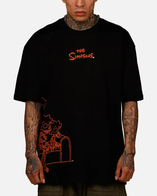 Freeze Max The Simpsons 'The Simpson Treehouse Of Horror' Skeleton T-Shirt Black sold by Culture Kings