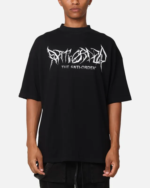 The Anti Order GHXST Mock Neck T-Shirt Black sold by Culture Kings