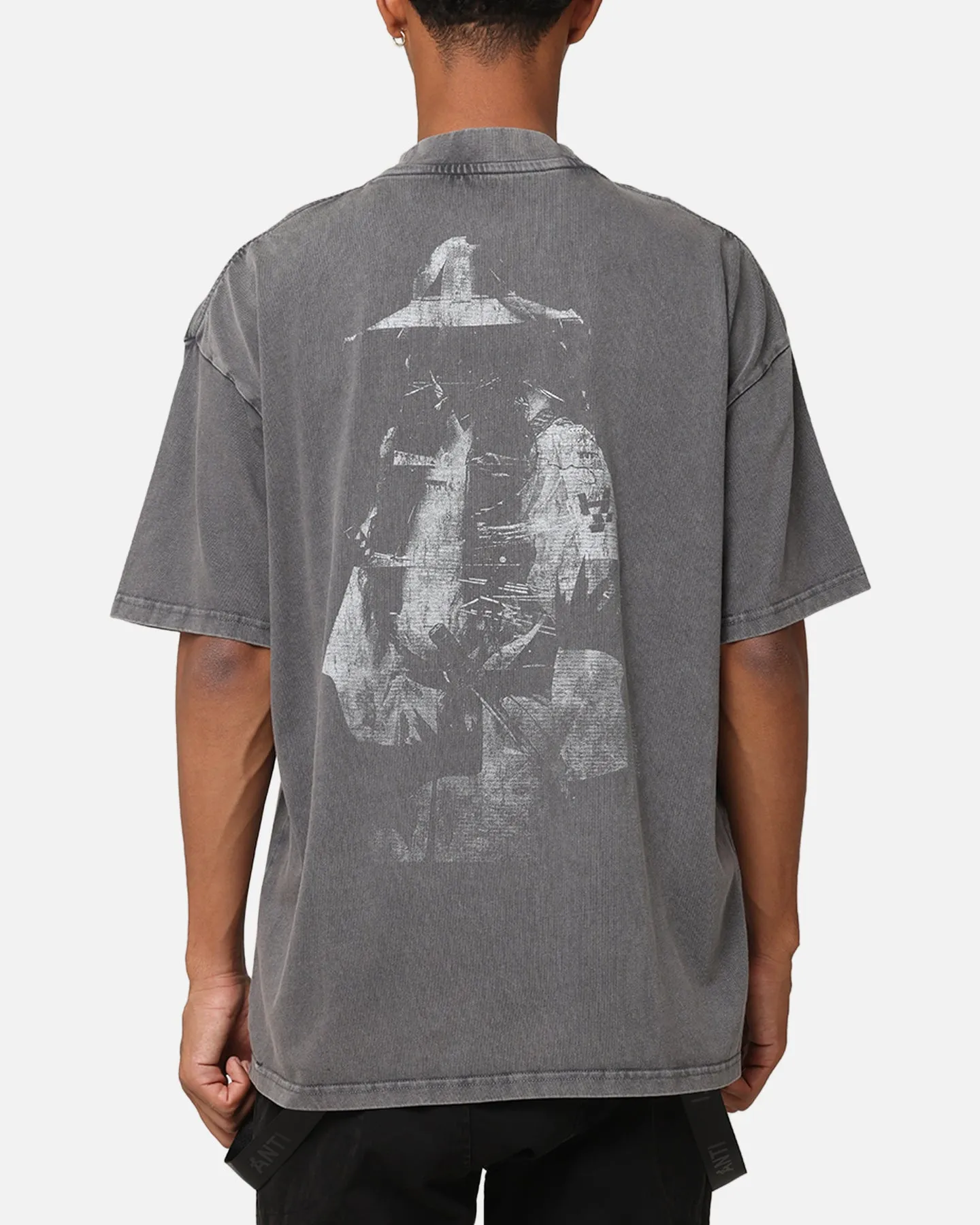 The Anti Order GHXST Mock Neck T-Shirt Washed Charcoal sold by Culture Kings product image thumbnail 2