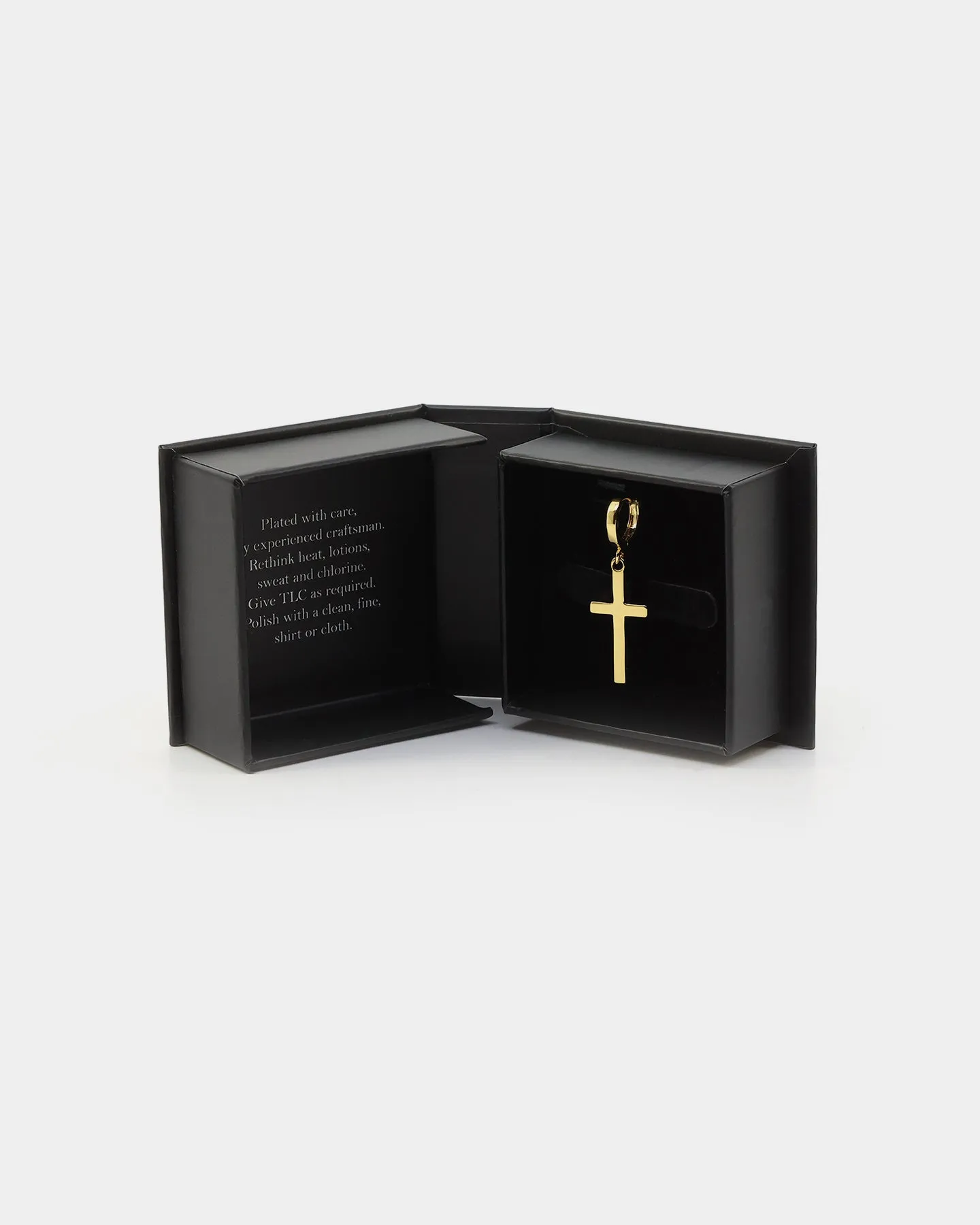 NXS Cross Earring Gold sold by Culture Kings product image thumbnail 3