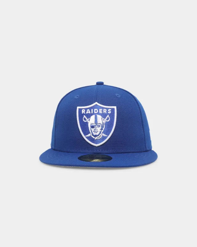 New Era Las Vegas Raiders 'Royal White' 59FIFTY Fitted Royal/White sold by Culture Kings