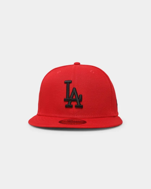 New Era Los Angeles Dodgers 'Core Scarlet/Black' 59FIFTY Fitted Scarlet/Black sold by Culture Kings