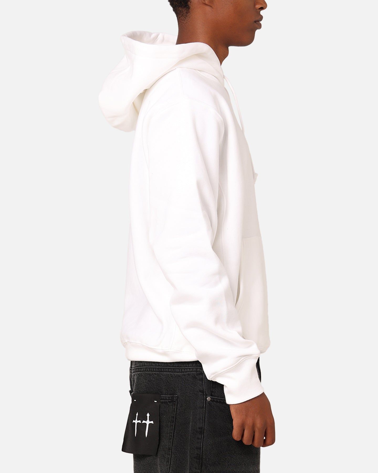 Champion Reverse Weave Small C Hoodie White sold by Culture Kings product image thumbnail 4