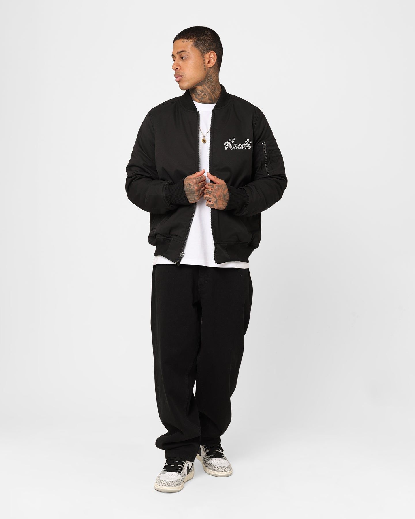 Ksubi Autograph Bomber Jacket Black/White sold by Culture Kings product image thumbnail 4