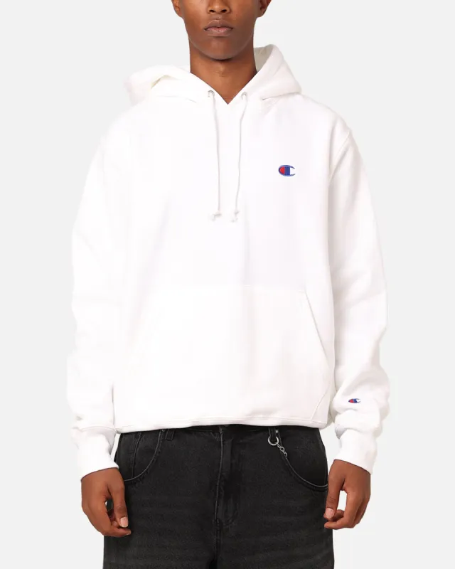Champion Reverse Weave Small C Hoodie White sold by Culture Kings
