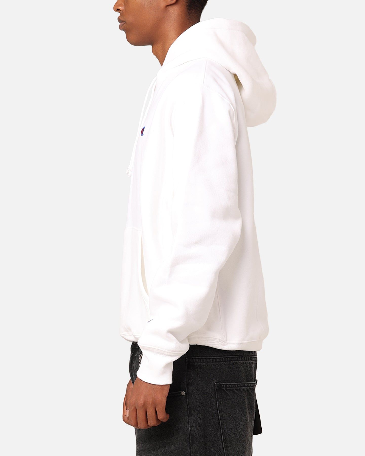 Champion Reverse Weave Small C Hoodie White sold by Culture Kings product image thumbnail 5