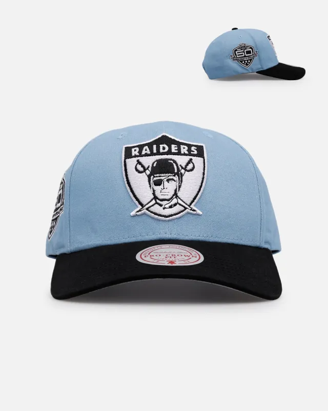 Mitchell & Ness Las Vegas Raiders 'Vapor Blue' 1998 Champion Pro Crown Snapback Blue sold by Culture Kings