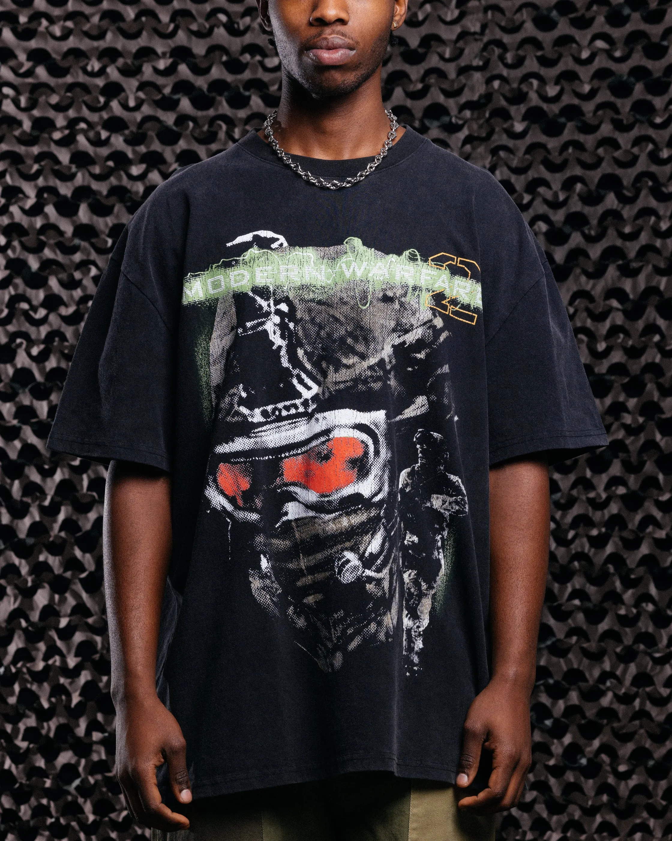 Goat Crew X Call Of Duty Modern Warfare 2 Vintage T-Shirt Black Acidwash sold by Culture Kings