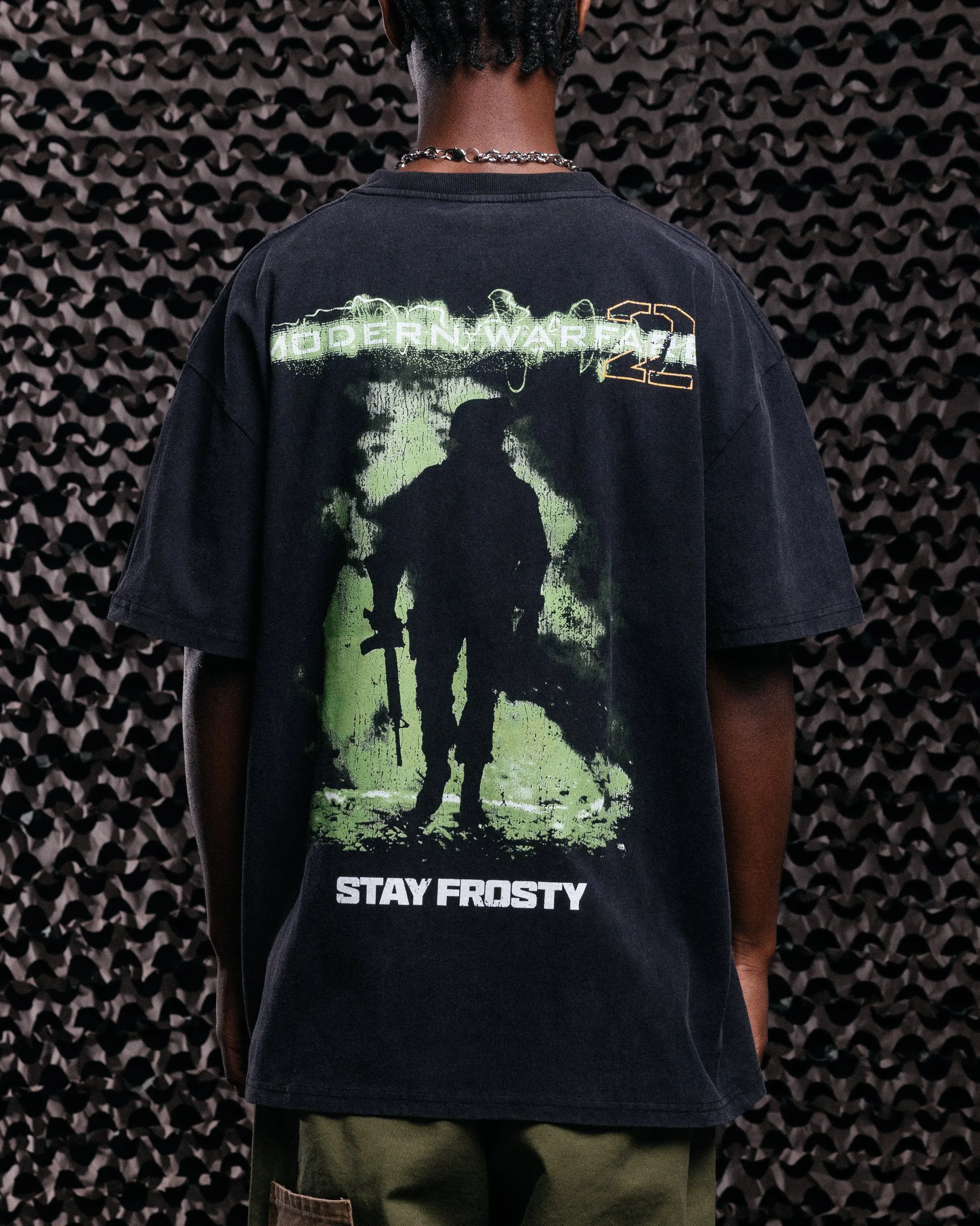 Goat Crew X Call Of Duty Modern Warfare 2 Vintage T-Shirt Black Acidwash sold by Culture Kings product image thumbnail 2