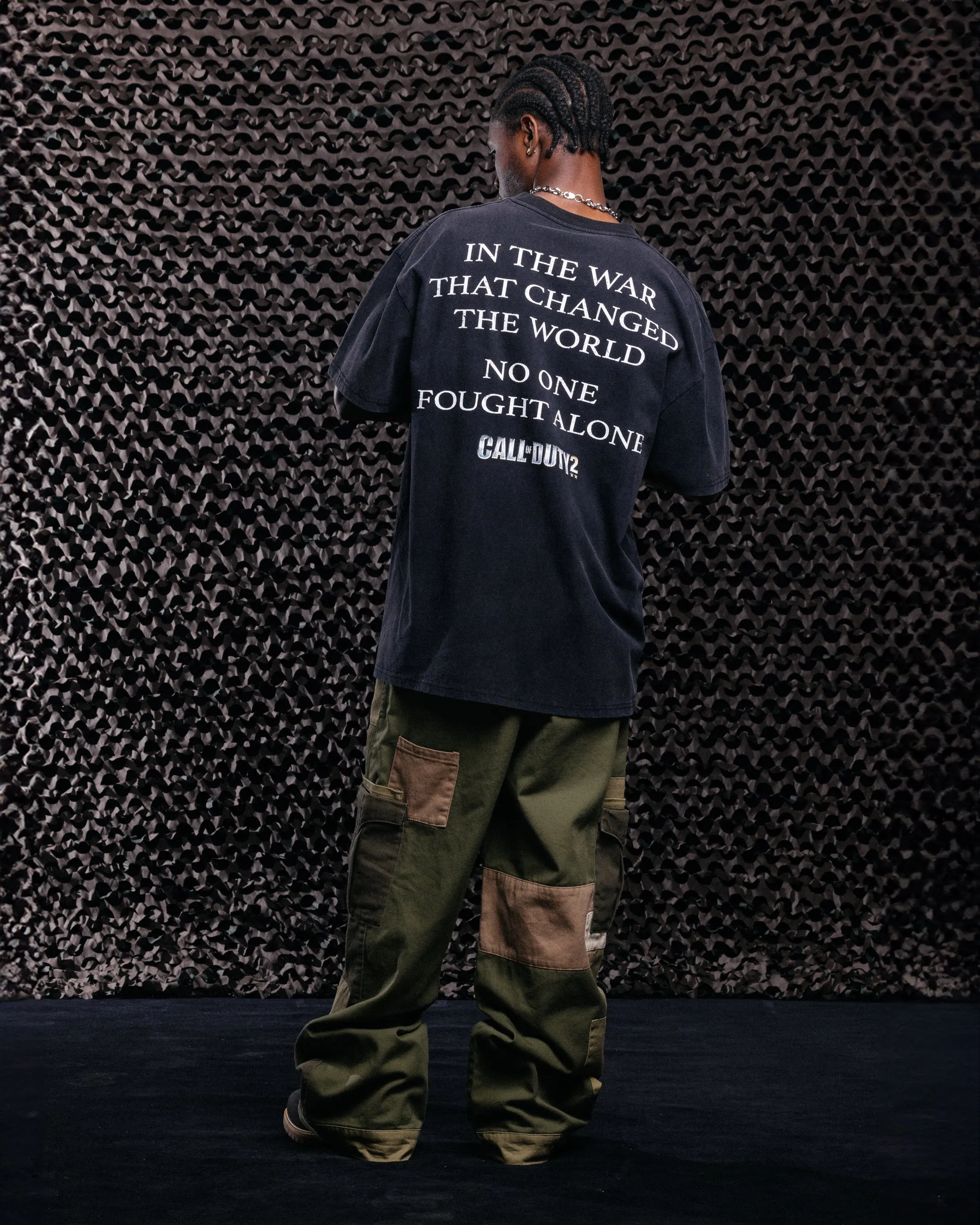 Goat Crew X Call Of Duty Call Of Duty 2 Vintage T-Shirt Black Acidwash sold by Culture Kings product image thumbnail 4