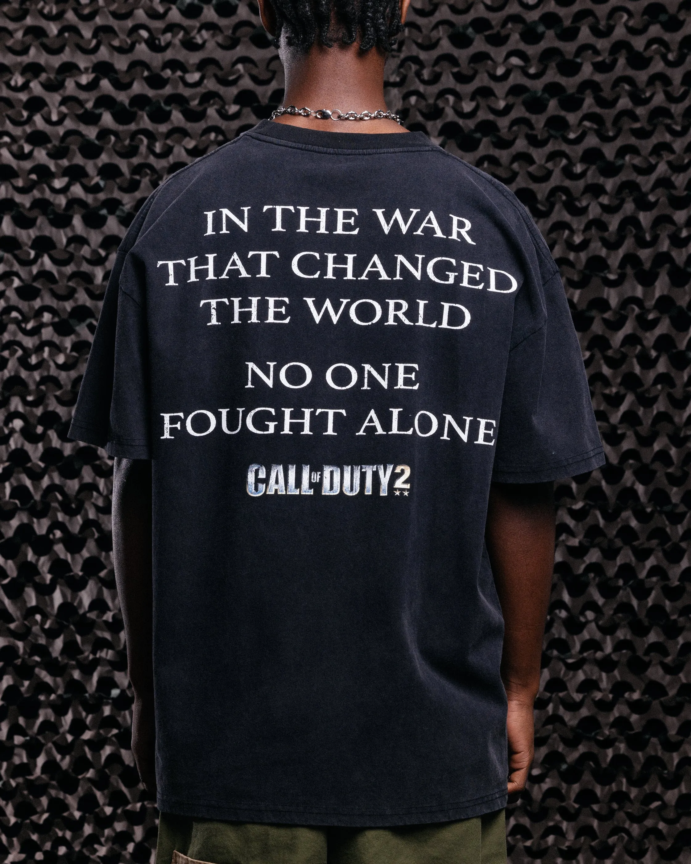 Goat Crew X Call Of Duty Call Of Duty 2 Vintage T-Shirt Black Acidwash sold by Culture Kings product image thumbnail 2