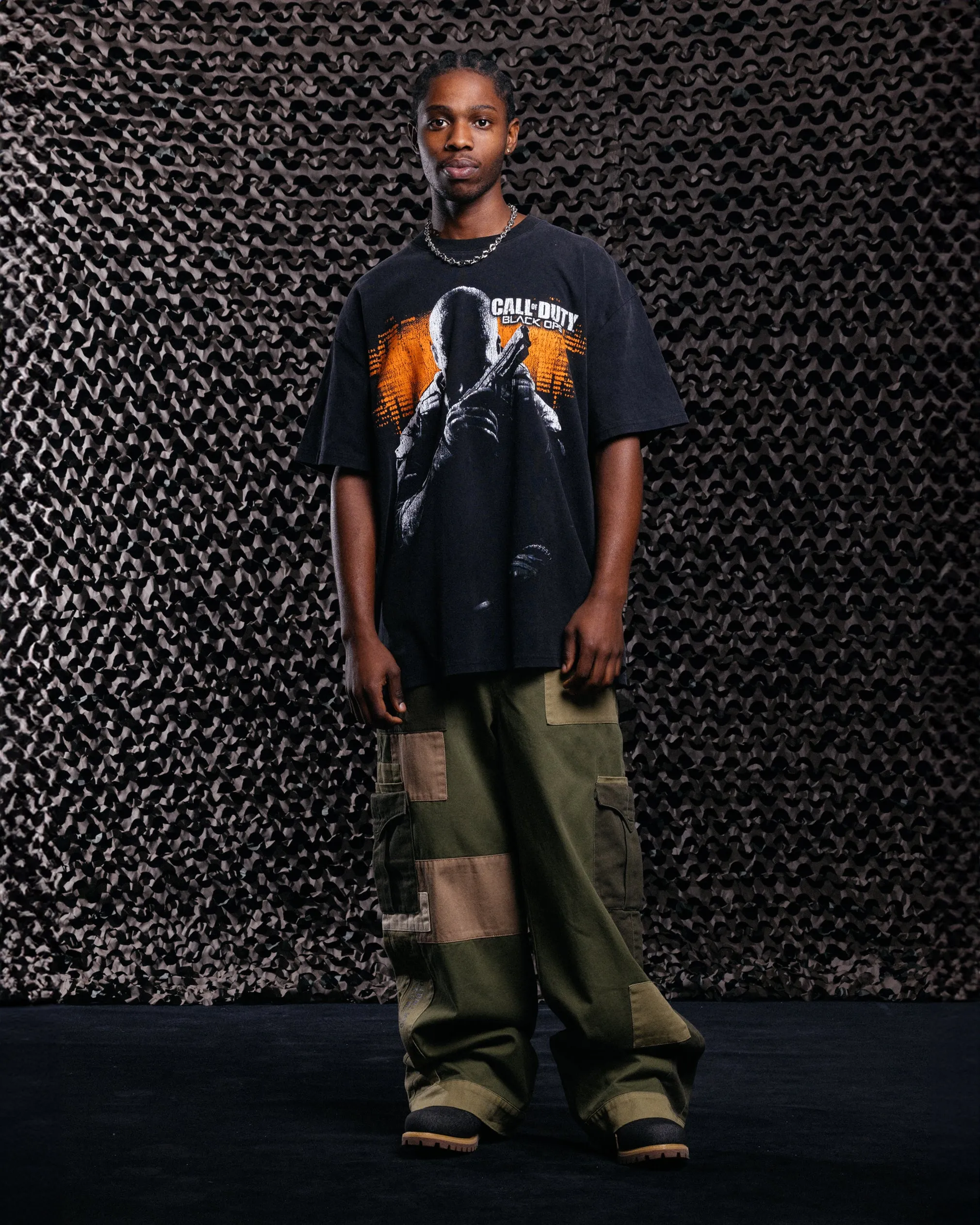 Goat Crew X Call Of Duty Black Ops 2 Vintage T-Shirt Black Acidwash sold by Culture Kings product image thumbnail 3