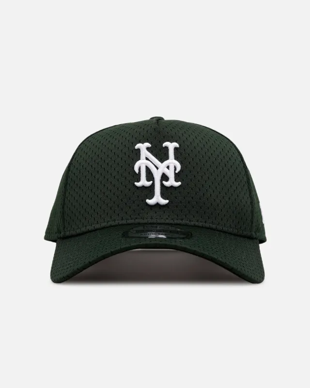 New Era New York Mets 'Green Mesh' 9FORTY A-Frame Snapback Dark Green made by New Era