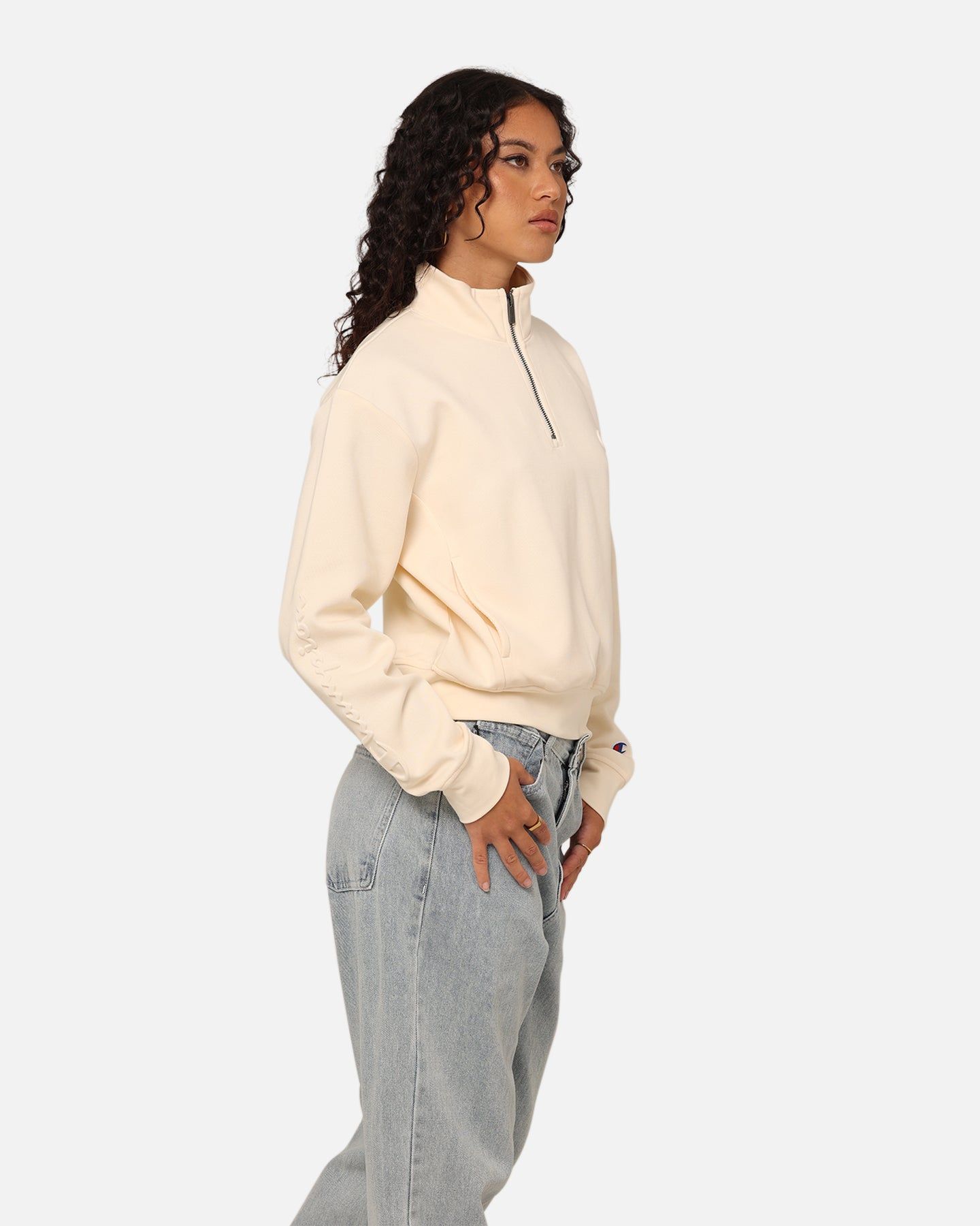 Champion Women's Rochester Tech Quarter Zip Levitating sold by Culture Kings product image thumbnail 5