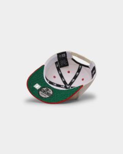 New Era Chicago Bulls 'Chrome Corduroy Throwback Script' Golfer Snapback Chrome White sold by Culture Kings