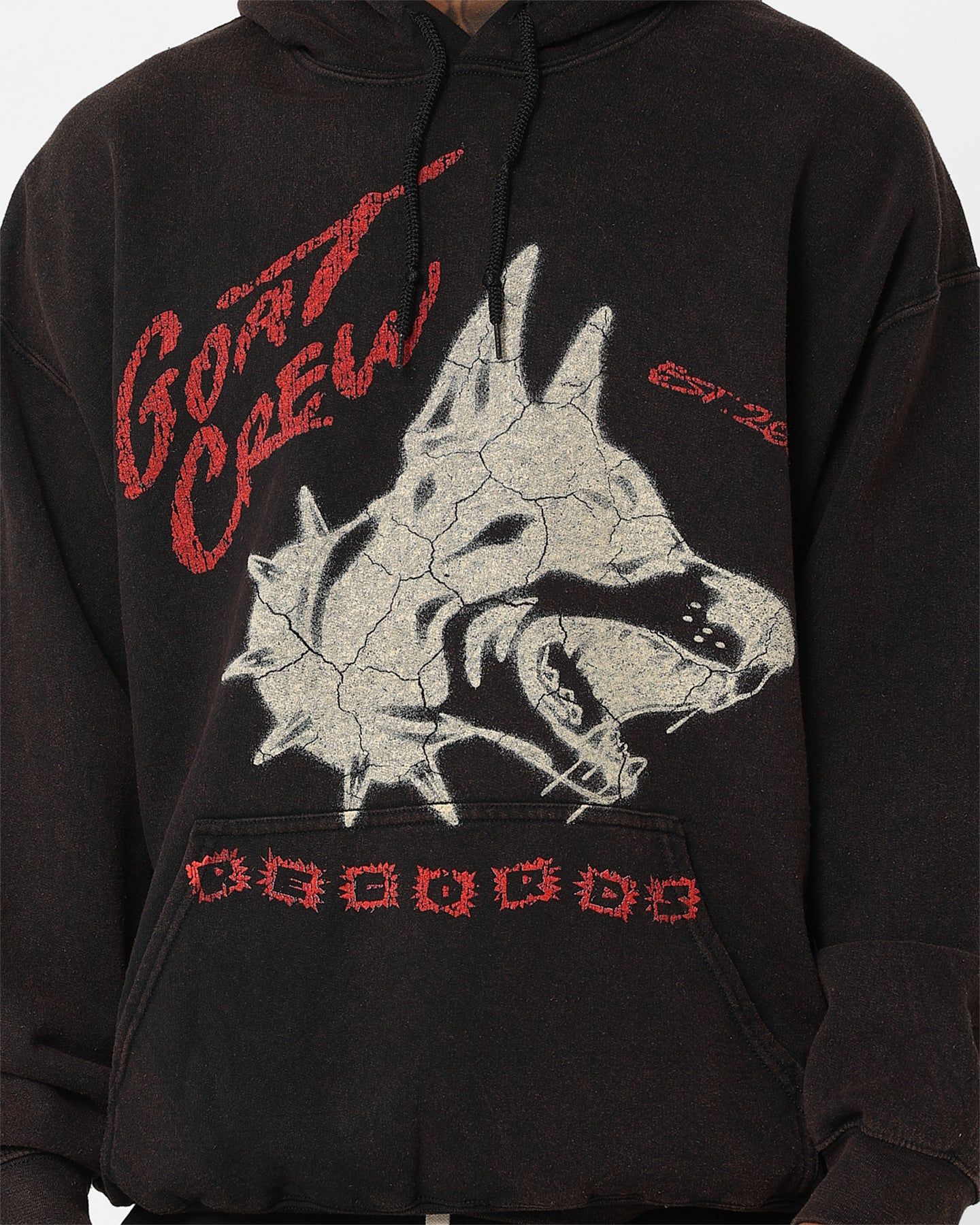 Goat Crew Goat Tour Hoodie Black Wash sold by Culture Kings product image thumbnail 4