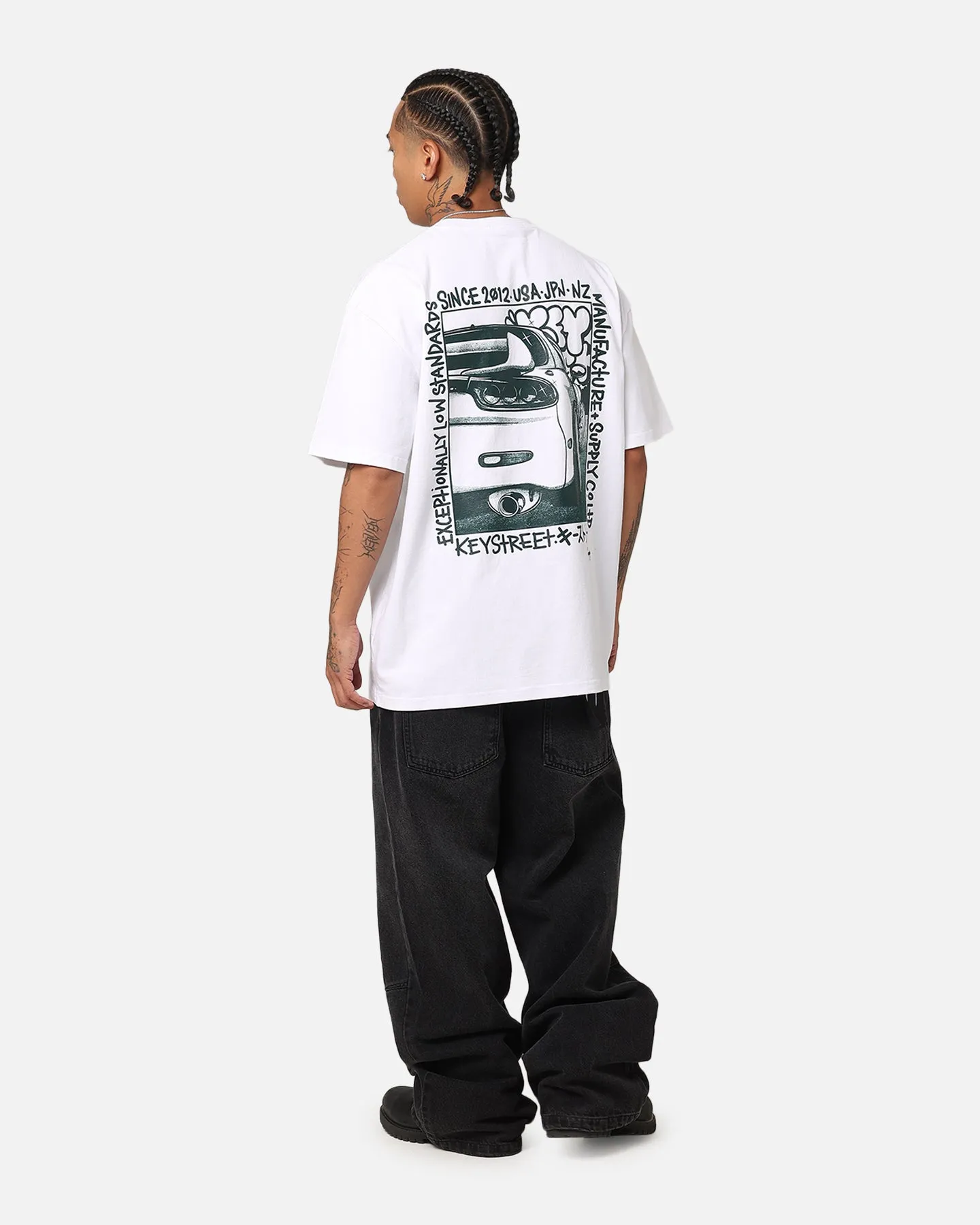 Key Street Halftone Heavy T-Shirt White sold by Culture Kings product image thumbnail 3