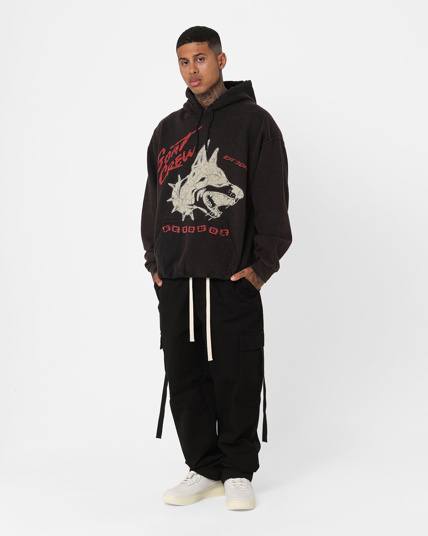 Goat Crew Goat Tour Hoodie Black Wash sold by Culture Kings product image thumbnail 3