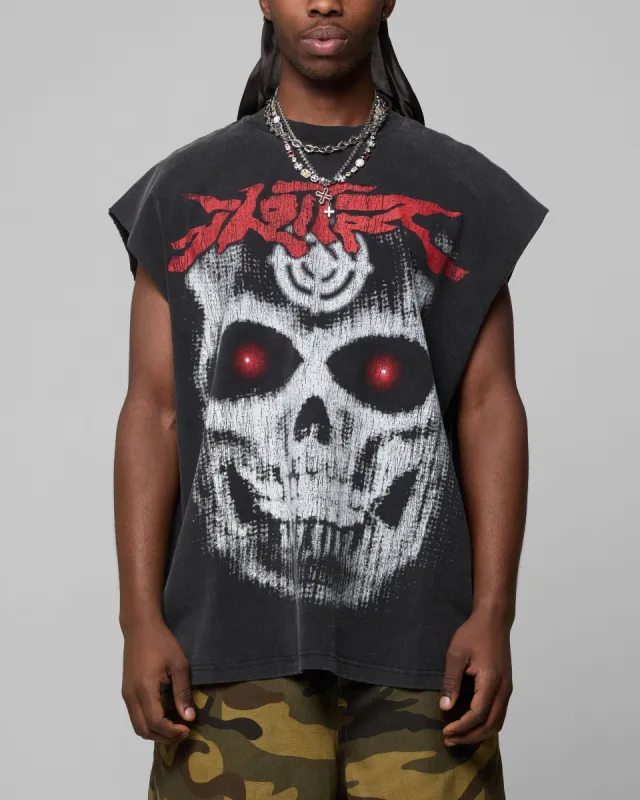 Loiter Ski Mask Muscle T-Shirt Vintage Black sold by Culture Kings