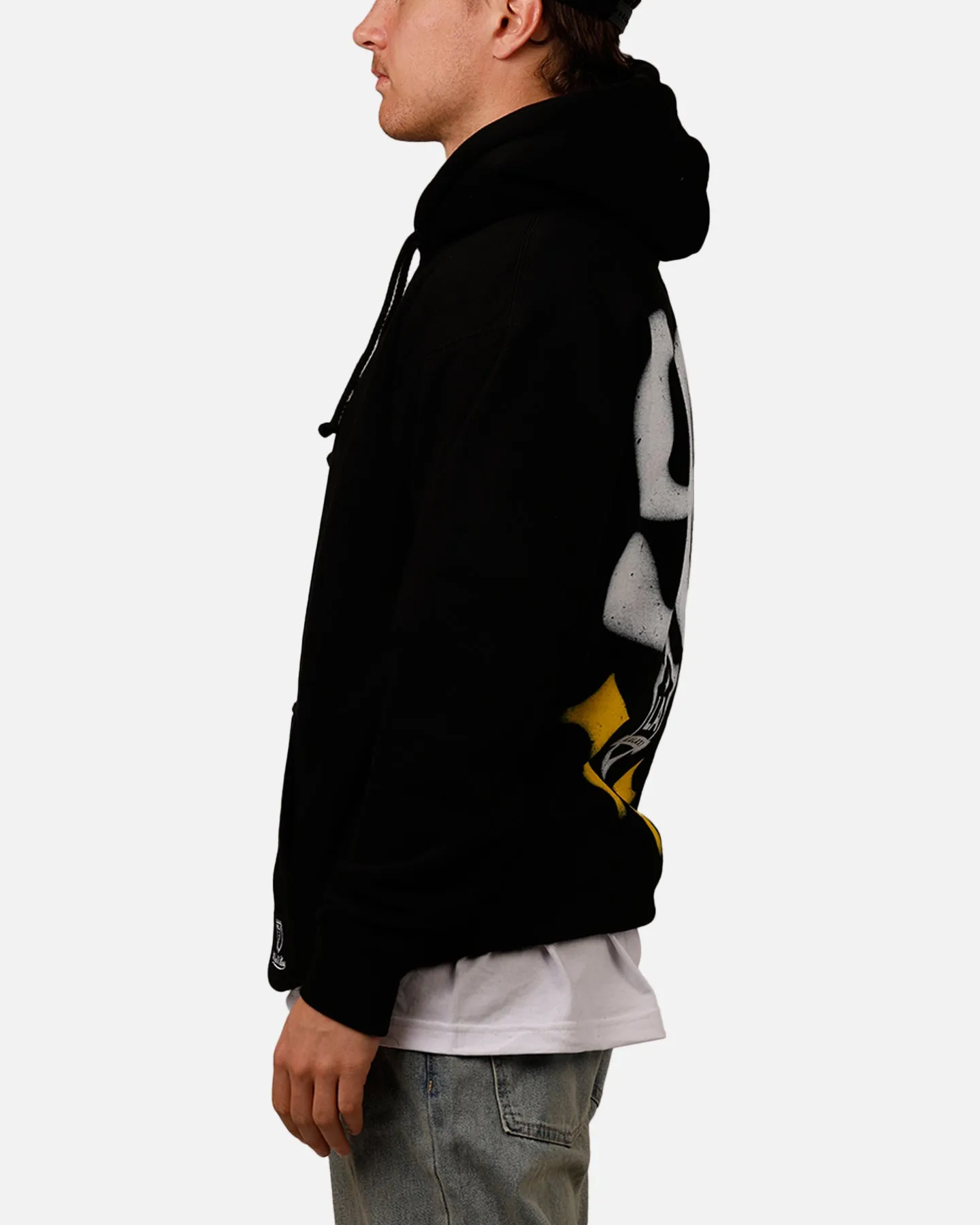 Mitchell & Ness X Los Angeles Galaxy X Culture Kings Spraypaint Hoodie Black sold by Culture Kings product image thumbnail 5