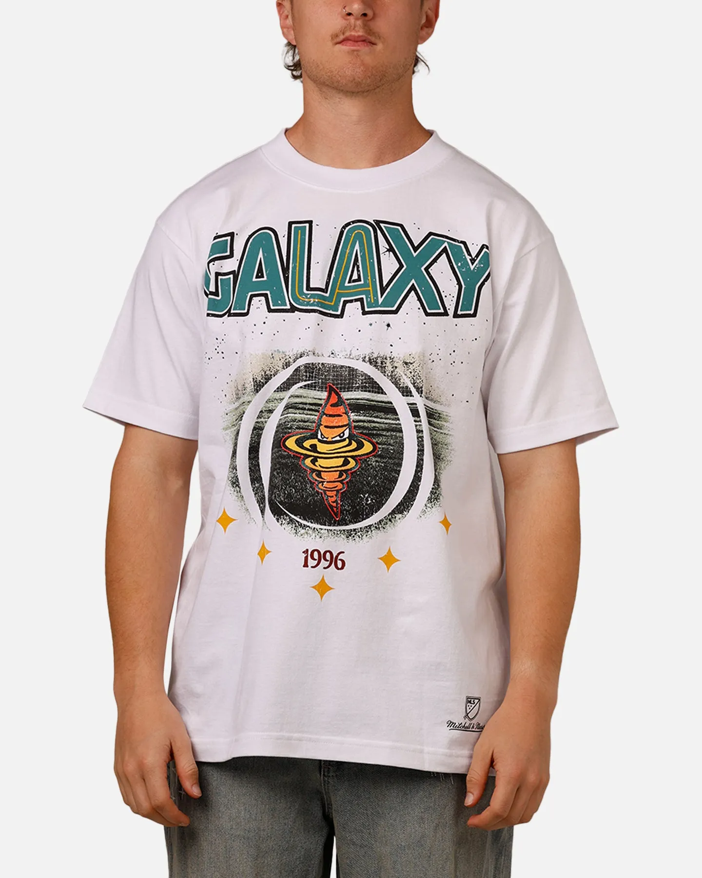 Mitchell & Ness X Los Angeles Galaxy X Culture Kings Our LA Our Galaxy T-Shirt White sold by Culture Kings