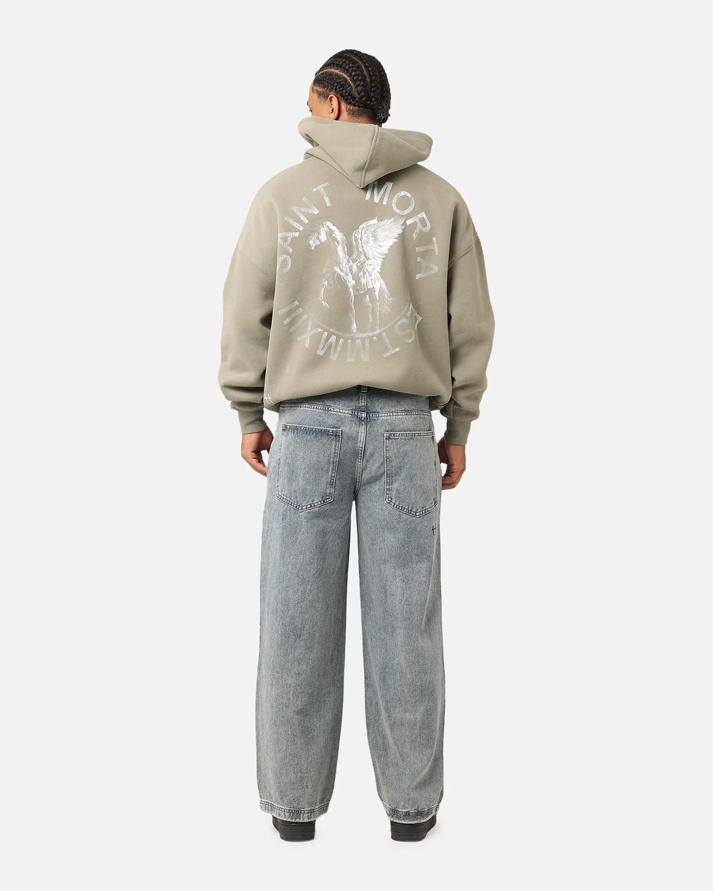 Saint Morta Pegasus Premium Hoodie Khaki sold by Culture Kings product image thumbnail 3