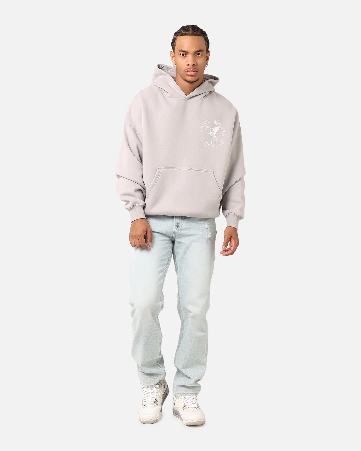 Saint Morta Pegasus Premium Hoodie Grey sold by Culture Kings product image thumbnail 4