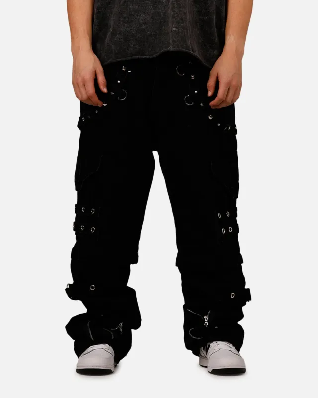 MNML Ultra Baggy Heavy Raver Denim Pants Black sold by Culture Kings