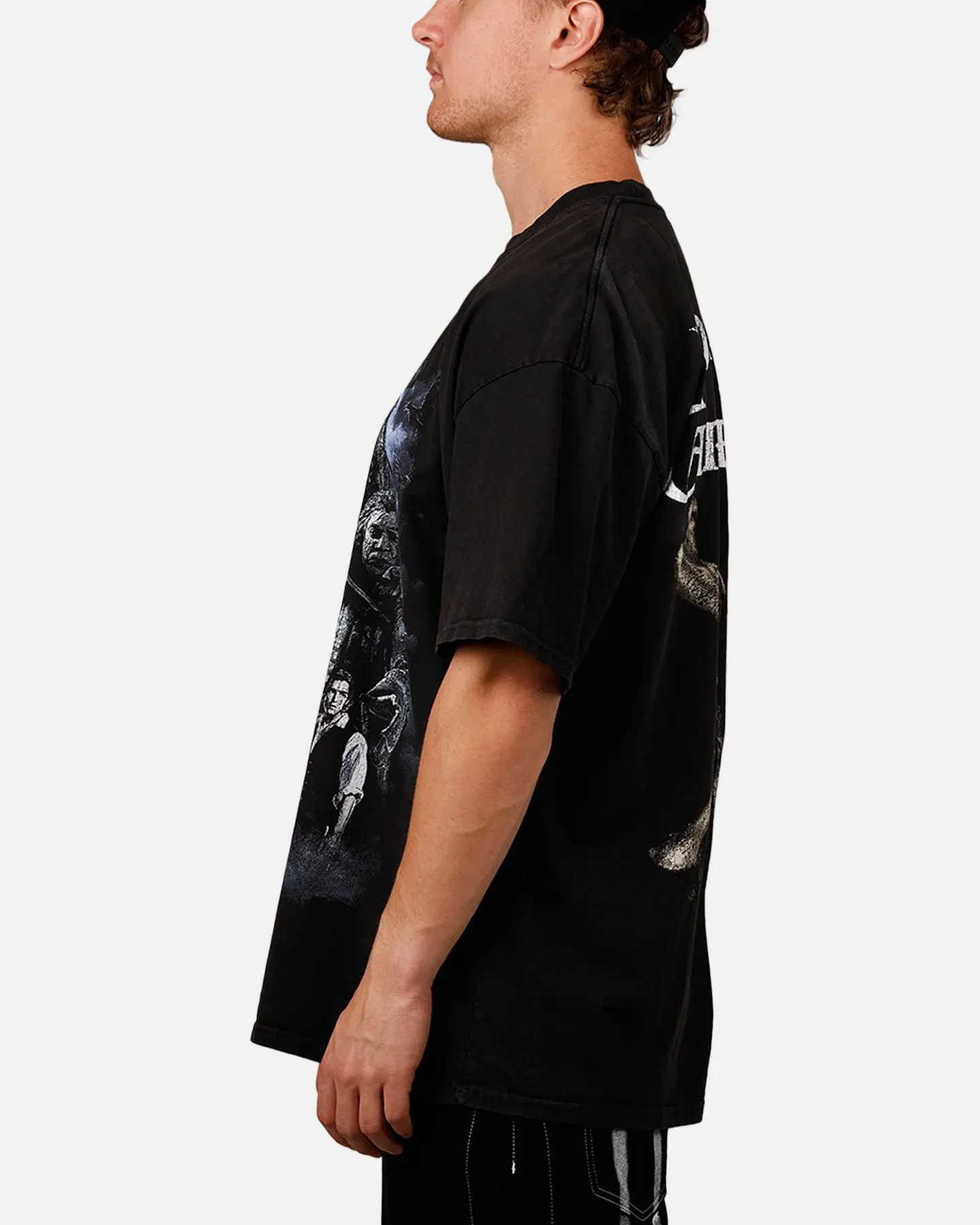 Goat Crew Disney Pirates Of The Caribbean Pirates Group Vintage T-Shirt Black Acidwash sold by Culture Kings product image thumbnail 5