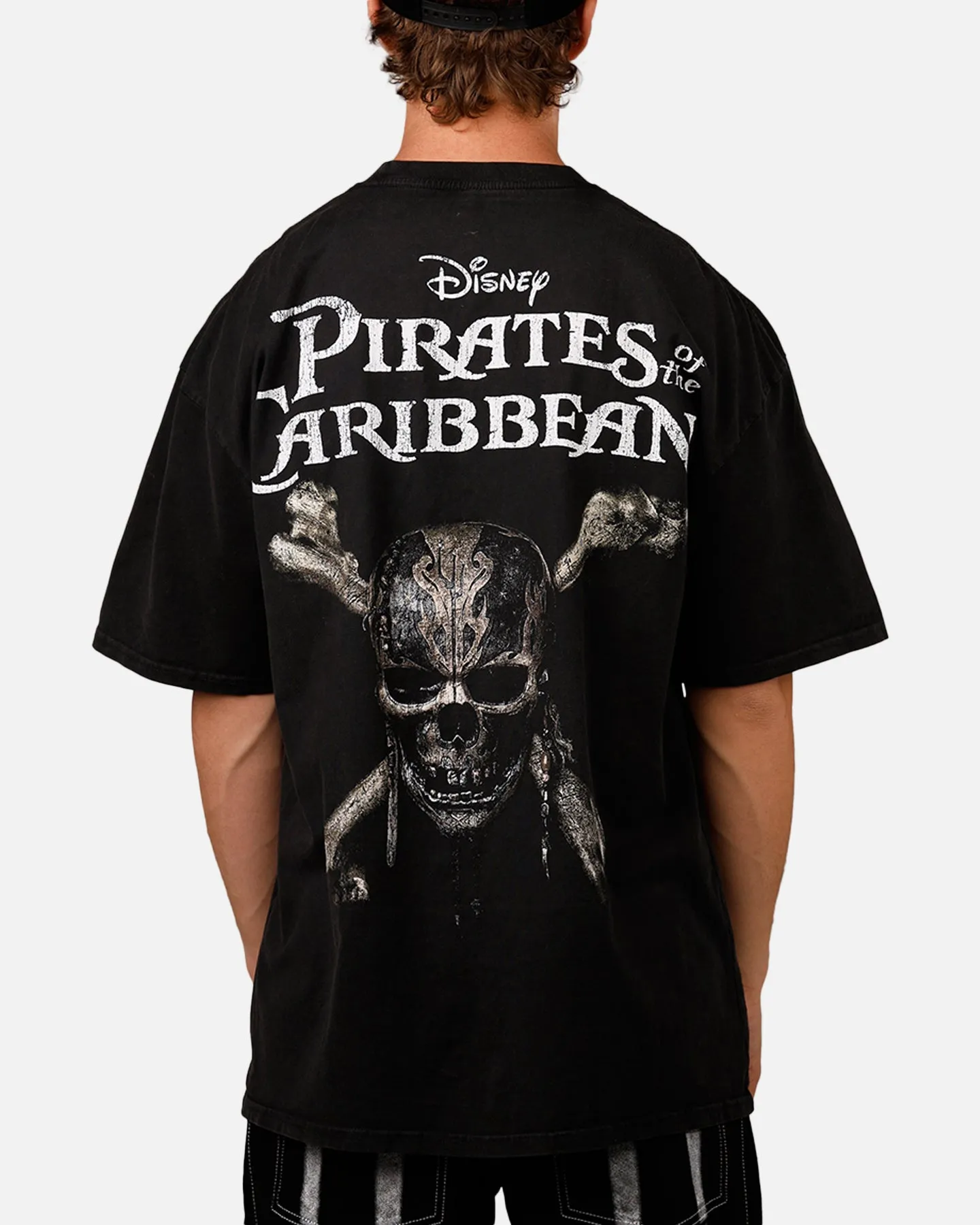 Goat Crew Disney Pirates Of The Caribbean Pirates Group Vintage T-Shirt Black Acidwash sold by Culture Kings product image thumbnail 2