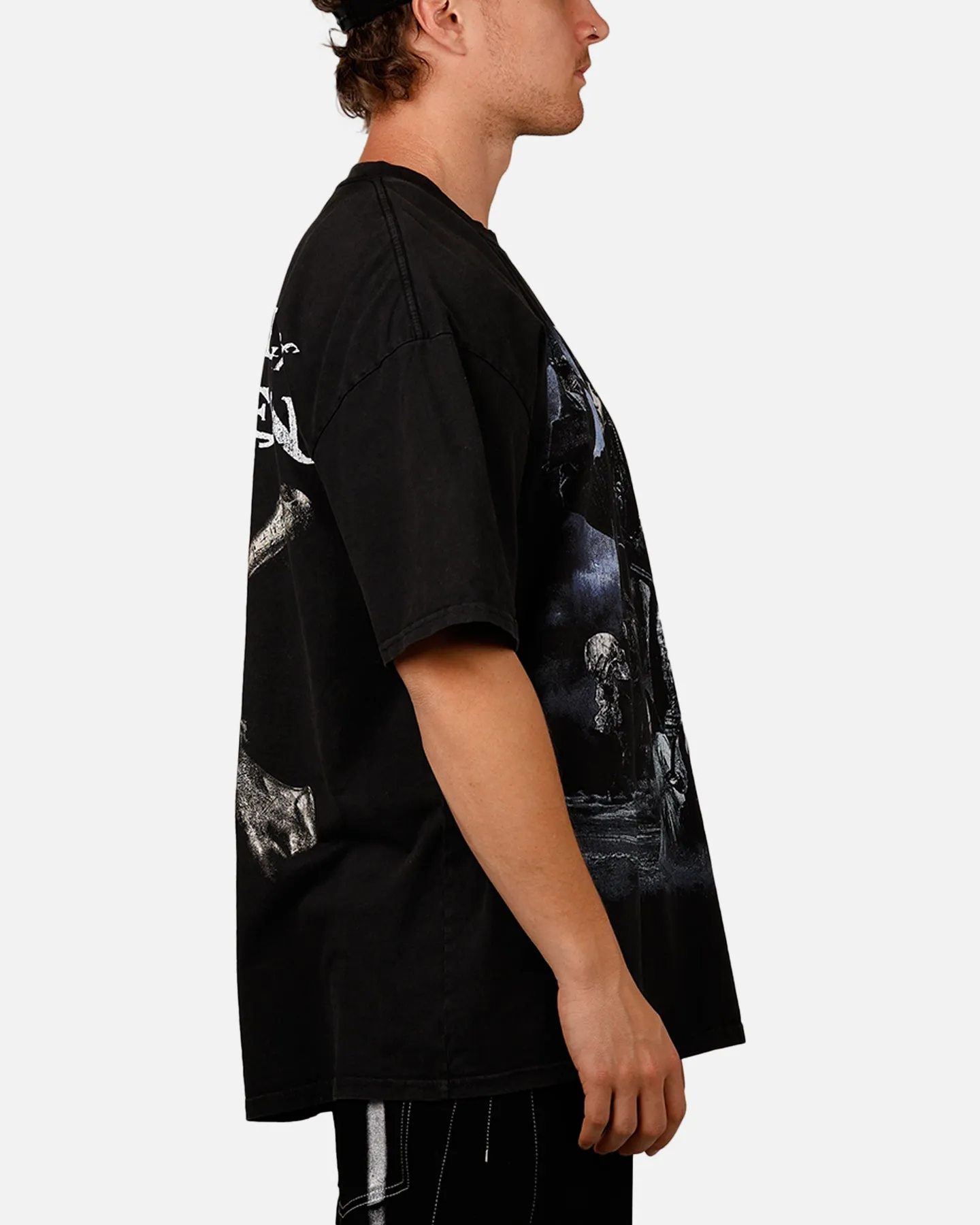 Goat Crew Disney Pirates Of The Caribbean Pirates Group Vintage T-Shirt Black Acidwash sold by Culture Kings product image thumbnail 4