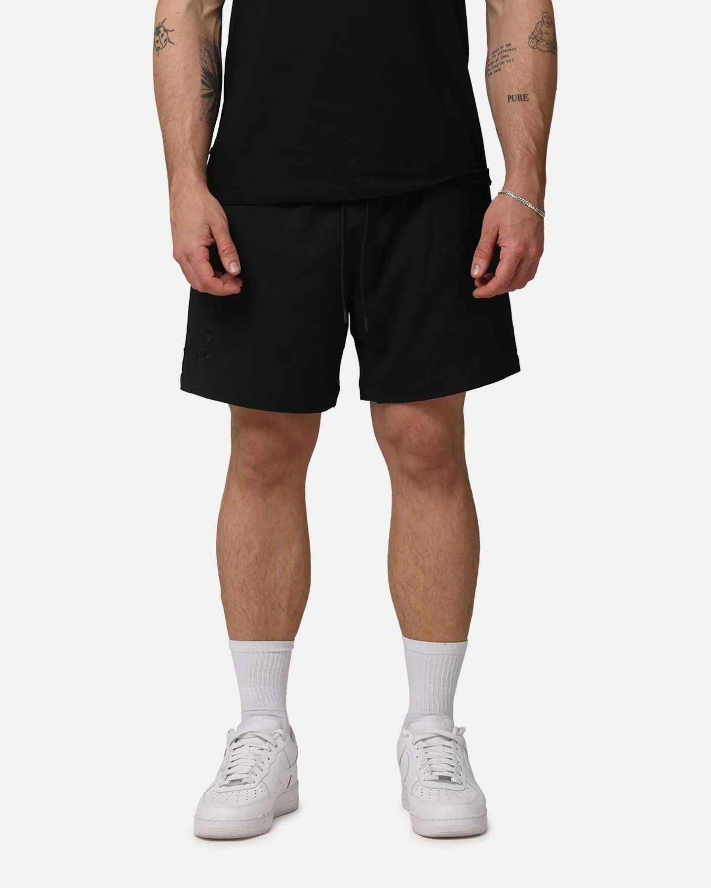 Saint Morta Gothic Walk Shorts Black sold by Culture Kings