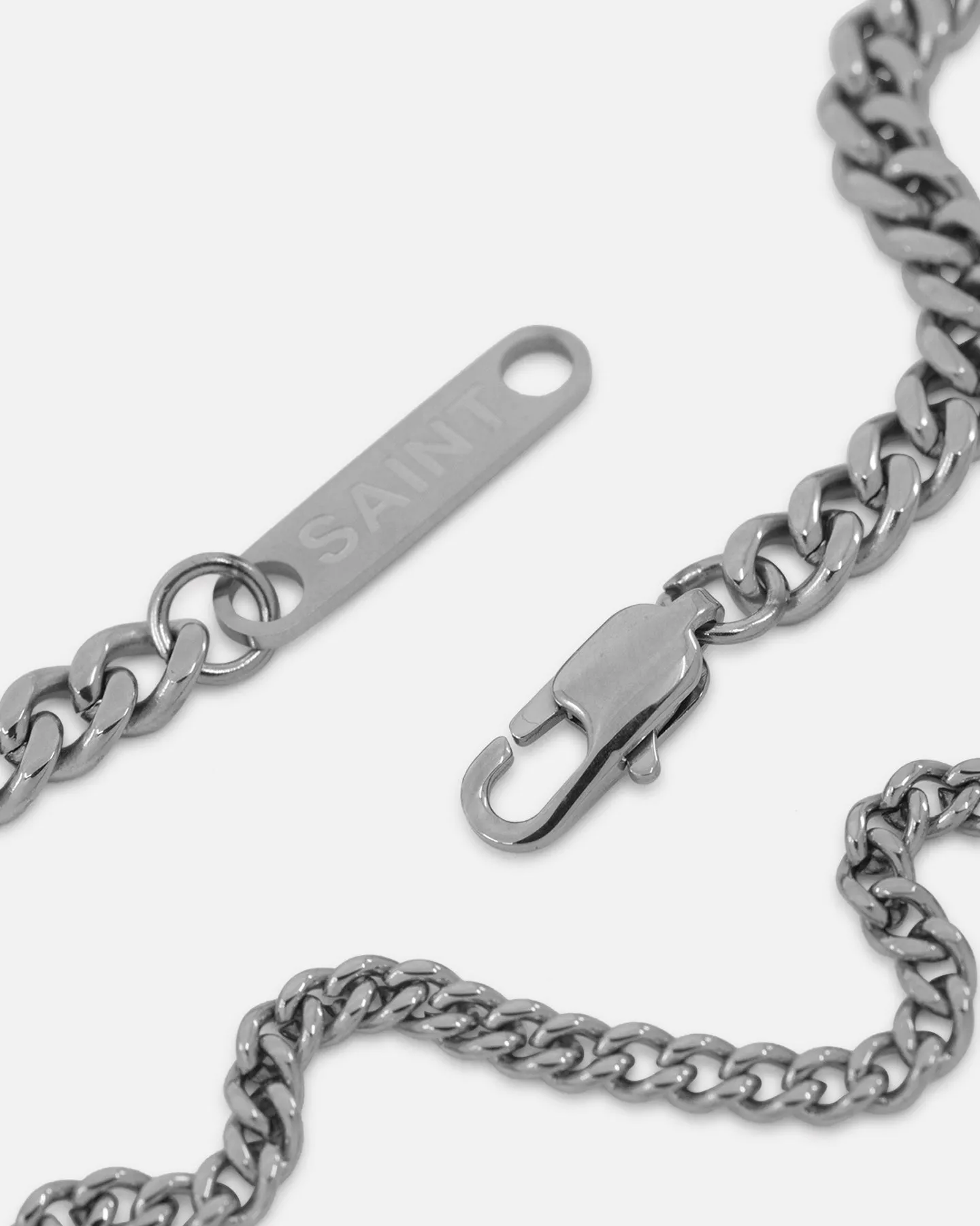 Saint Morta Duo Cuban Chain Set White Gold sold by Culture Kings product image thumbnail 5