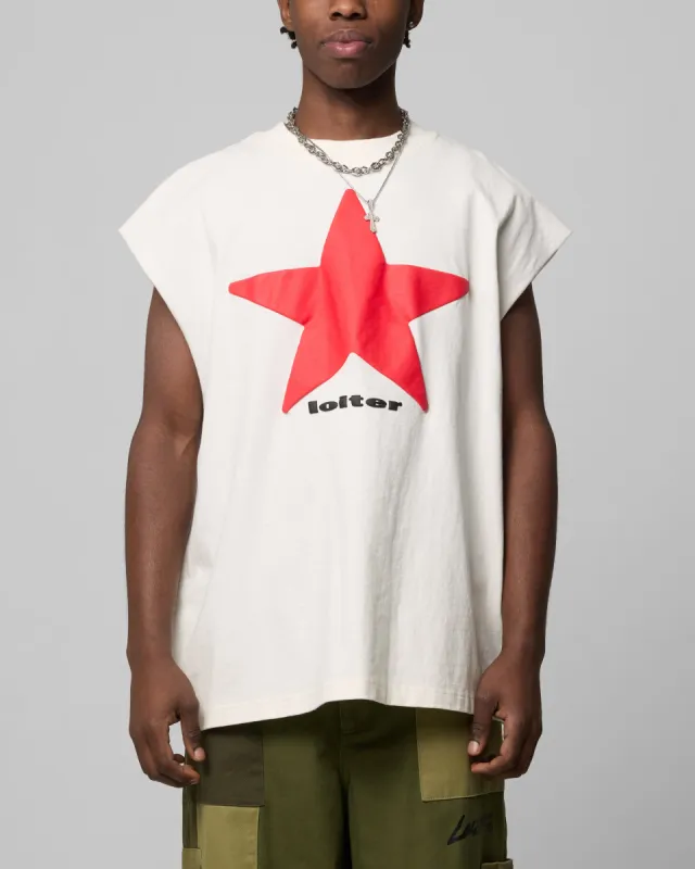 Loiter Celestial Muscle T-Shirt Off White sold by Culture Kings