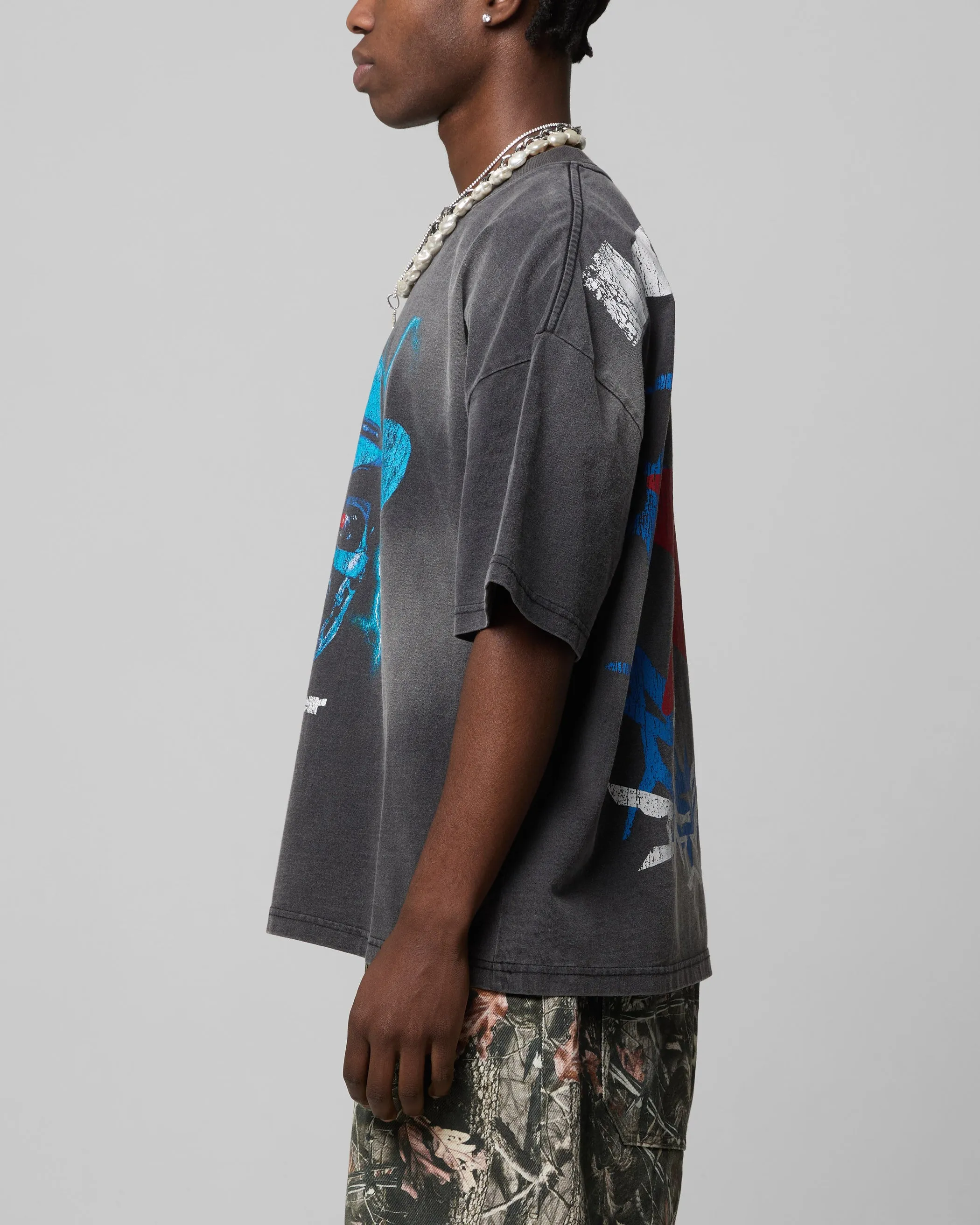 Loiter Chrome Cowboy T-Shirt Vintage Charcoal sold by Culture Kings product image thumbnail 5