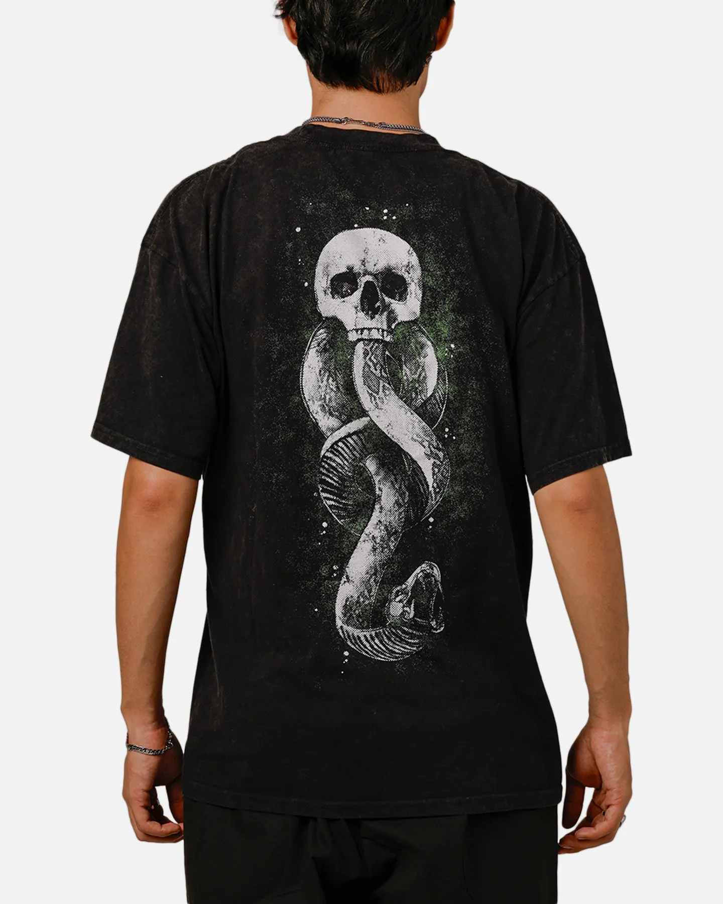 Goat Crew X Harry Potter Lord Voldemort Vintage T-Shirt Black Acidwash sold by Culture Kings product image thumbnail 2