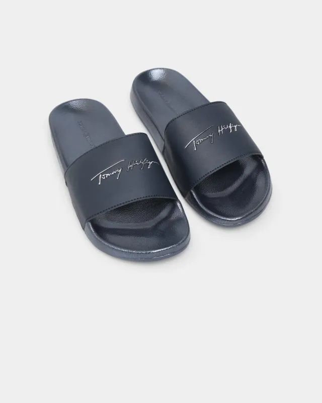 Tommy Jeans Women's Metallic Pool Slides Desert Sky sold by Culture Kings